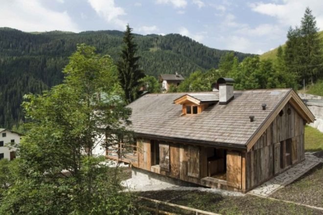 eco renovation, barn renovation, UNESCO world heritage site, EXiT architetti associati, restored barn, solar electric historic roof, green building, Italian Green building, historic green building,historic preservation,historic barn renovation,