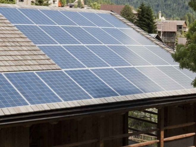 eco renovation, barn renovation, UNESCO world heritage site, EXiT architetti associati, restored barn, solar electric historic roof, green building, Italian Green building, historic green building,historic preservation,historic barn renovation,