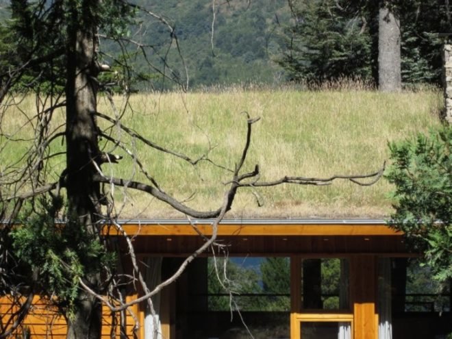 sustainable design, green design, argentina, green roof, studio ramos, sustainable building, local materials, Lake Gutiérrez green home