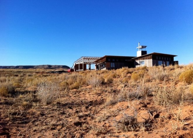 design build bluff, windcatcher house, rammed earth, off grid, university of colorado denver, navajo nation, student project