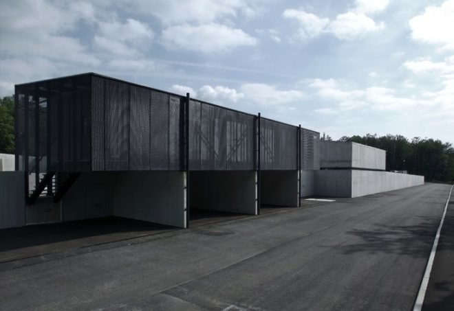 Metal Recycling Plant, concrete, metal, slovenia, recycling facility, Dekleva Gregoric Arkitekti