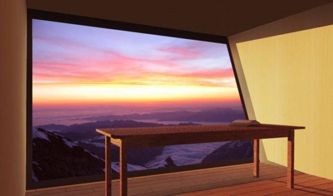 Cimini Architettura, eco cabin, prefab retreat, green alps cabin, green cabin retreat, portable retreat, solar powered cabin, Swiss alps green cabin, temporary cabin