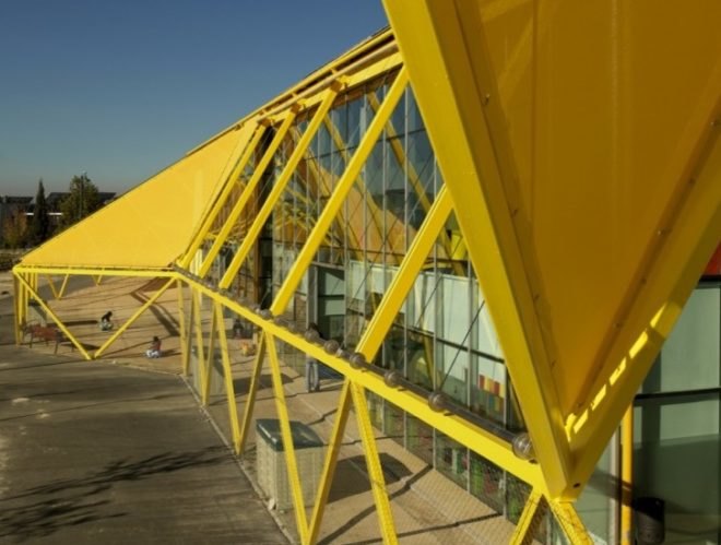 Ecopolis Plaza, ecosistema urbano, green child care center, green community center, green school, green urban design