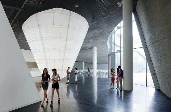 Giant Interactive, Shanghai green building, green roof, china green building, daylight, green corporate campus, eco campus, sustainable corporate campus, Morphosis Architecture,
