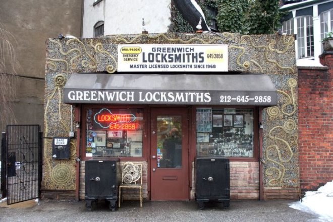 greenwich locksmiths, key facade, recycled materials, nyc, locksmith, keys
