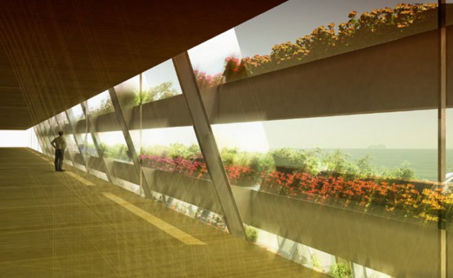 Kubota & Bachmann,Kaohsiung Port & Cruise Center, Kaohsiung architecture, green architecture, eco architecture, green design, sustainable design, kubota bachmann, green roof, vegetative carpet, planted roof, taiwan architecture