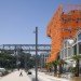 le cube orange, jakob + macfarlane, lyon, france, energy efficient building, perforated facade,