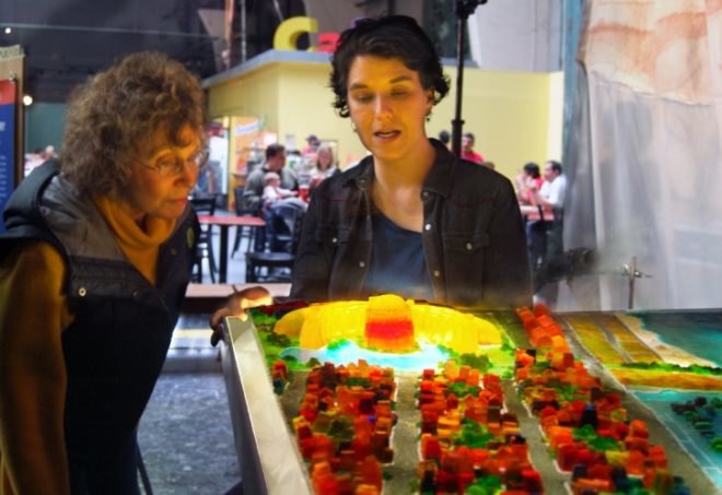 Liz Hickok, Jell-O Architecture, jello, eco art, temporary art, architecture, architectural models, sf, nyc