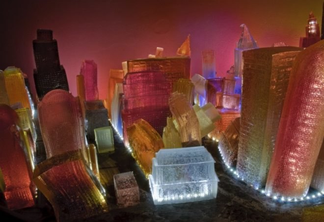 Liz Hickok, Jell-O Architecture, jello, eco art, temporary art, architecture, architectural models, sf, nyc