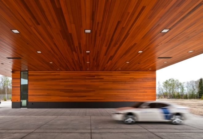 Minnesota, Port of Entry, warroad, julie snow architects, green building, sustainably harvested wood