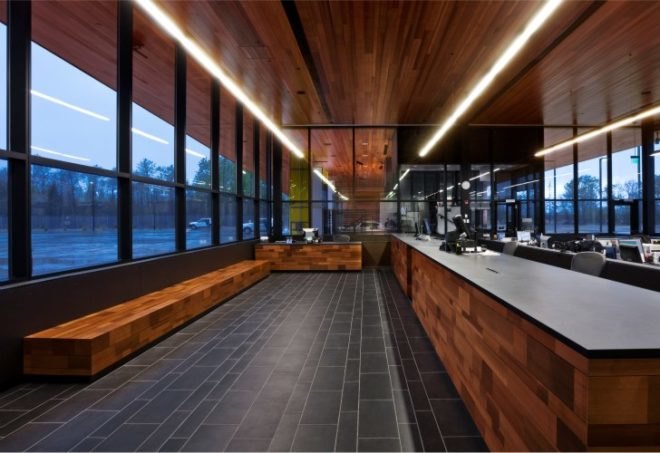 Minnesota, Port of Entry, warroad, julie snow architects, green building, sustainably harvested wood