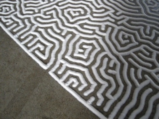 Motoi Yamamoto, Labyrinths, maze, salt sculpture, eco art, salt maze, green design