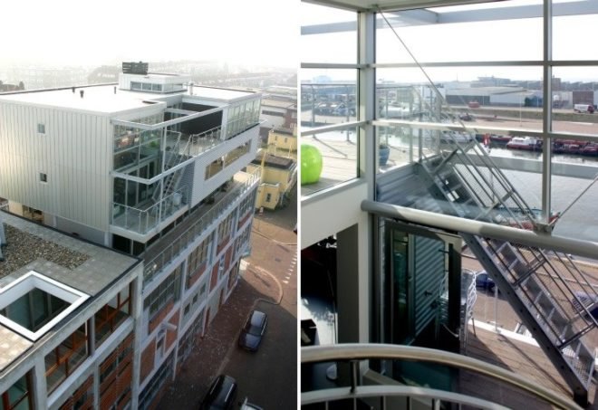 rooftop penthouse, den haag, archipelontwerpers, green renovation, rooftop architecture, green design, sustainable architecture