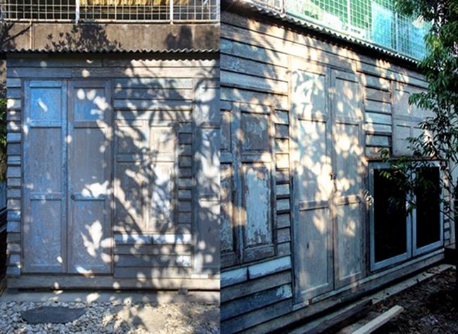 Pim Guesthouse, all(zone), bangkok, reclaimed wood, salvaged wood, recycled materials, thai sala