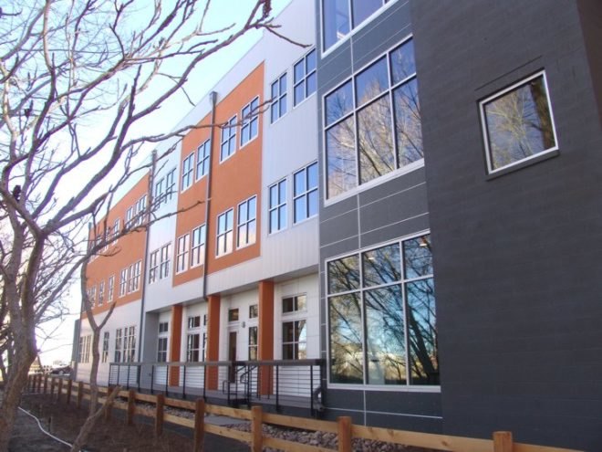 Northern Colorado green building, Fort Collins green building, spirae, abound, gengreen, van dyne, rocky mountain green building, LEED platinum, Colorado green building, colorado eco building, daylight shelves, RMi2, rocky mountain innosphere, envelope commissioning,