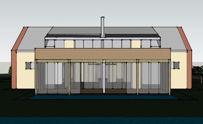 barnhouse, sustainable design, green architecture, western cape, south africa, Raymond Smith, passive cooling, passive heating, solar energy, wind energy, southeasterly winds, northfacing, hydrated lime, passive design