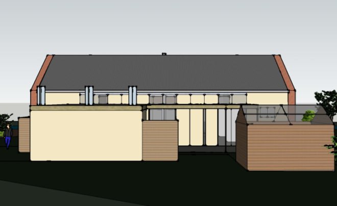barnhouse, sustainable design, green architecture, western cape, south africa, Raymond Smith, passive cooling, passive heating, solar energy, wind energy, southeasterly winds, northfacing, hydrated lime, passive design