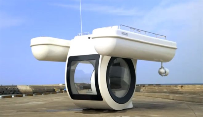 Roanhaje, Ego Submarine, Electric Submarine, Eco Submarine, Electric Submarine, Inhabitat, Underwater Transportation, Electric Transportation, Semi-Submarine, World's First Semi-Submarine