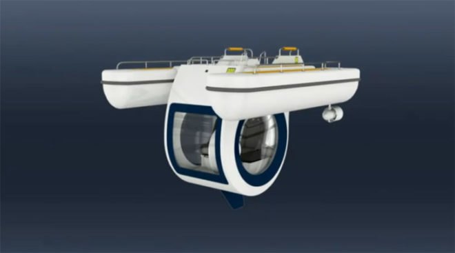 Roanhaje, Ego Submarine, Electric Submarine, Eco Submarine, Electric Submarine, Inhabitat, Underwater Transportation, Electric Transportation, Semi-Submarine, World's First Semi-Submarine