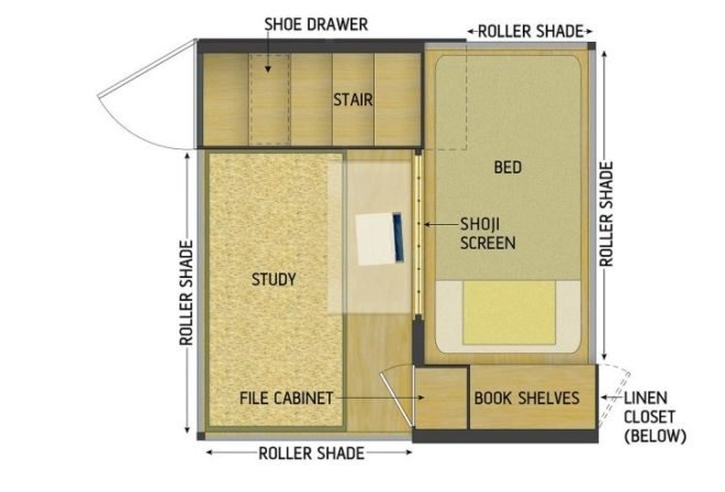 SPACEFLAVOR Cube, mini dwelling unit, liu ming, small space living, prefab, fung shui