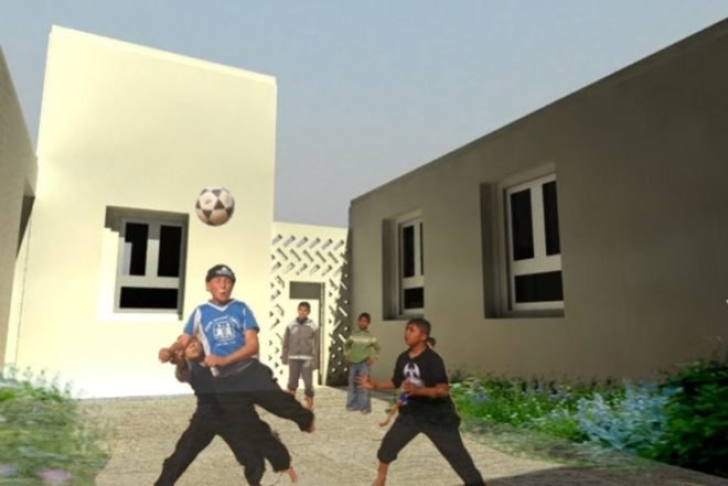 t-walls, modular housing, affordable housing, iraq, desert architecture, new world design