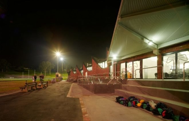 Templestowe Reserve Sporting Pavilion, templestowe, phooey architects, melbourne, recycled materials, zero energy, carbon neutral