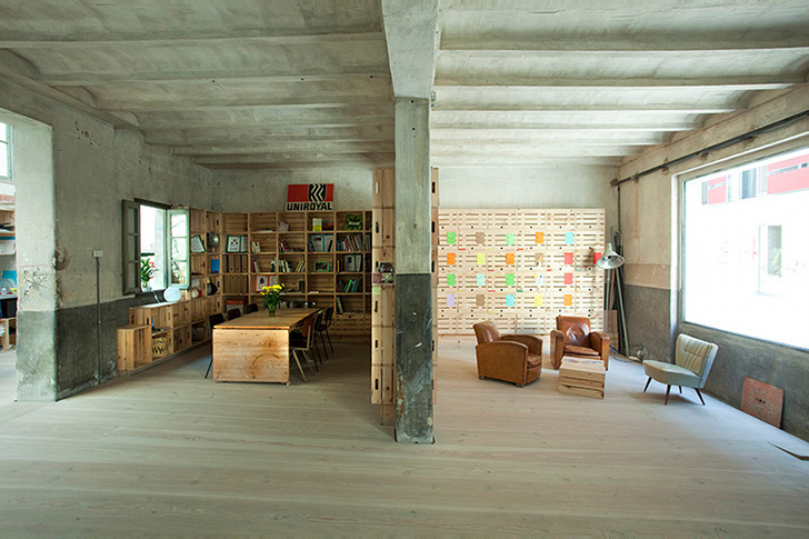 the hub, madrid, shared office, co-op office, green renovation, ch + qs architects