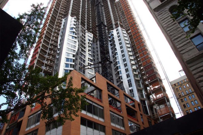 8 Spruce Street , beekman tower, new york architecture, eco architecture, green design, gehry, frank gehry, new york by frank gehry, green architecture, leed, green building, new york city