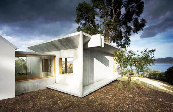 trial bay house, tasmania, james jones, hbv architects, green renovation, rainwater collection, solar power