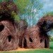 Patrick Dougherty, tree house, treehouse, house made of trees, living house, nest house, nest houses, living buildings, eco architecture, green architecture, green design, eco design, sustainable design, green building