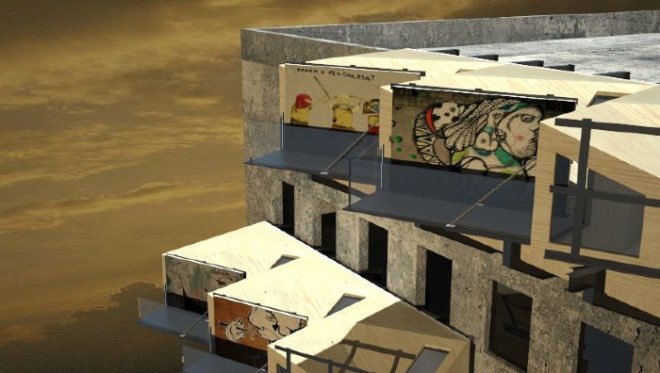 São Paulo, cargo collective, parasitic homes, sustainable homes, green homes, emergency shelters, parasitic architecture, eco architecture, green architecture, mike reyes, rise,