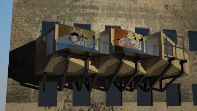 São Paulo, cargo collective, parasitic homes, sustainable homes, green homes, emergency shelters, parasitic architecture, eco architecture, green architecture, mike reyes, rise,