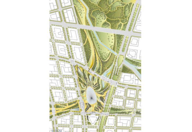 SOM, Tianjin, tianin High Speed Rail Station, high speed rail, green transportation, tianjin station, green design, eco design, sustainable design, green architecture, sustainable architecture, skidmore owings and merrill, tianjin architecture, green building