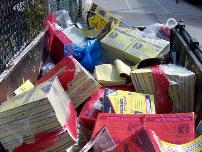 phone book, delivery, paper, waste, recycling, soy ink, printing, website, eco, green, sustainable, rant, yellow pages, directory