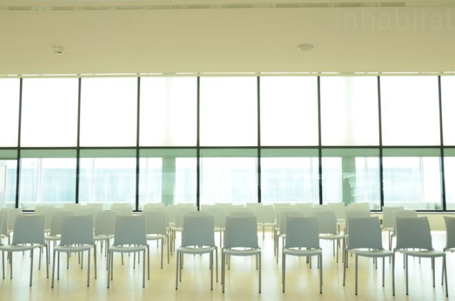 zaragoza congress hall, international exhibition expo zaragoza 2008, Nieto Sobejano, daylighting, brise soleil, sun shades, sustainable design, green design, green architecture, convention center of aragon