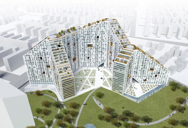 MVRDV, Amanora Apartment City Future Towers, Future Towers, Amanora Apartment City, India City Corporation, Pune, India architecture, green mixed use developments, vertical city, green cities, green skyscraper