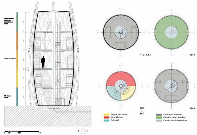 Bamboo Housing, SAINT VAL Laurent, bamboo, green materials, eco home