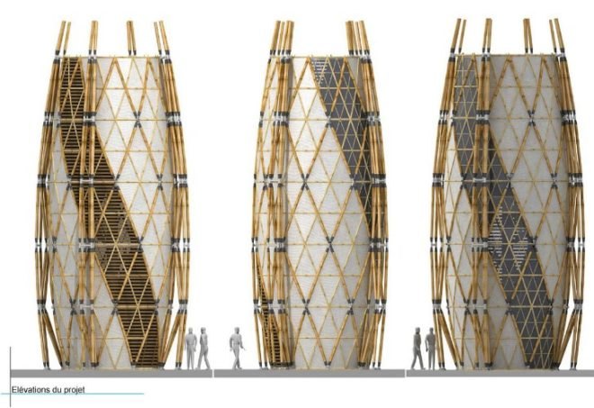 Bamboo Housing, SAINT VAL Laurent, bamboo, green materials, eco home
