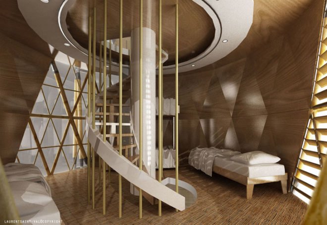 Bamboo Housing, SAINT VAL Laurent, bamboo, green materials, eco home