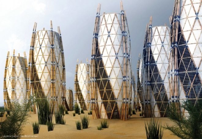 Bamboo Housing, SAINT VAL Laurent, bamboo, green materials, eco home