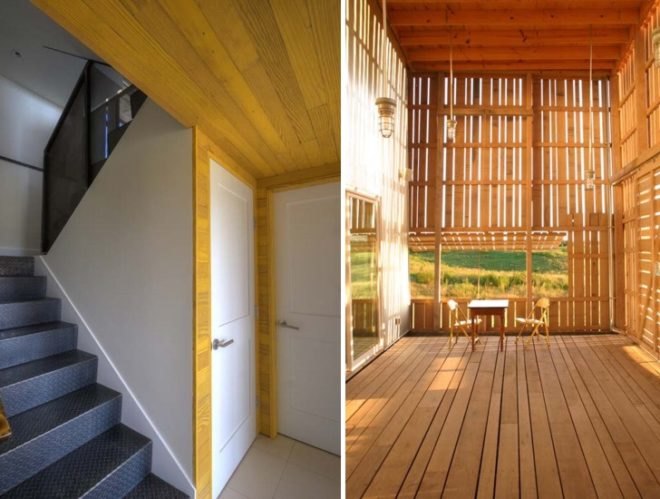 passive solar, Green building, Blair Barn House, 2011 AIA Housing Awards, barn house, Wisconsin green home, eco house design, radient heating, geothermal, solar thermal, oak siding, barn inspired design, Alchemy Architects,