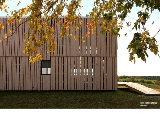 passive solar, Green building, Blair Barn House, 2011 AIA Housing Awards, barn house, Wisconsin green home, eco house design, radient heating, geothermal, solar thermal, oak siding, barn inspired design, Alchemy Architects,