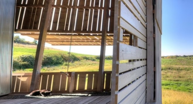 passive solar, Green building, Blair Barn House, 2011 AIA Housing Awards, barn house, Wisconsin green home, eco house design, radient heating, geothermal, solar thermal, oak siding, barn inspired design, Alchemy Architects,