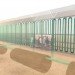border burrito stand,Social design, Ronald Rael, Rael San Fratello Architects,desert water catchment, water treatment plant, border security, US border fence costs, tax desert solar array, US mexico border fence, green border, border crossing, solar thermal, solar electric field,