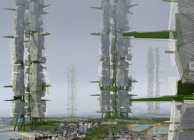 sustainable development, built environment, eco-architecture, skyscrapers, vertical farm, bio-fuel, containers, Paris, France, eVolo, hydrothermal, oil rigs, future