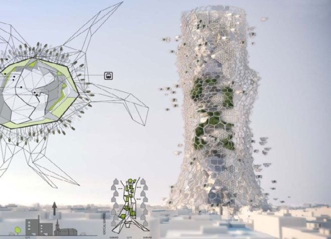 sustainable development, built environment, eco-architecture, skyscrapers, vertical farm, bio-fuel, containers, Paris, France, eVolo, hydrothermal, oil rigs, future
