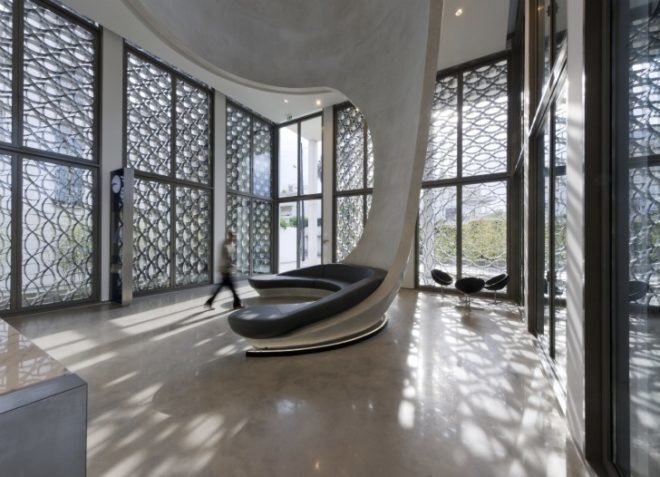 passive design, passive cooling, sustainable architecture, Foster and Partners, Morocco, Africa, Dome, earth tube, tadelakt, zellige, ceramic tiles, granite, limestone, energy efficiency