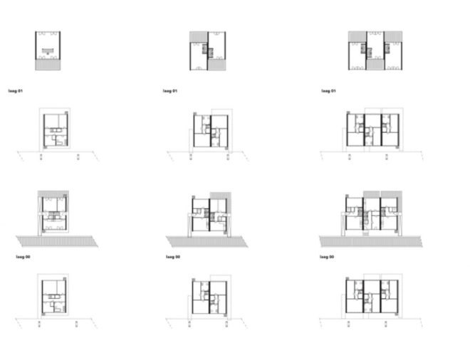 panelized home, modern house boat, floating neighborhood, Netherlands green building, Marlies Rohmer, Dutch green homes, houseboats niehgborhood, floating homes, prefab house, eco neighborhood,green neighborhood, adaptive home design
