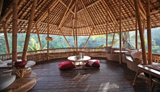 green village, ibuku, bamboo home, bali, green school, bamboo construction