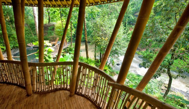 green village, ibuku, bamboo home, bali, green school, bamboo construction